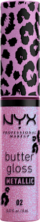 Lipgloss Butter Matallic 02 VioletVix NYX PROFESSIONAL MAKEUP