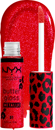 Lipgloss Butter Matallic 01 Blood Moon NYX PROFESSIONAL MAKEUP