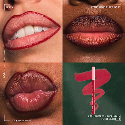  Lipliner Lip Lingerie 14 Flirt Alert NYX PROFESSIONAL MAKEUP
