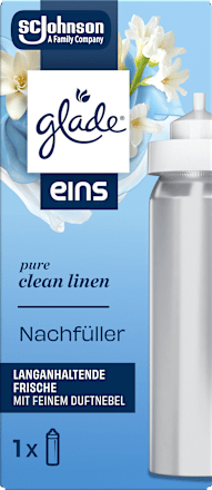 Lufterfrischer Minispray eins Pure Clean Linen Nachfüllpack glade