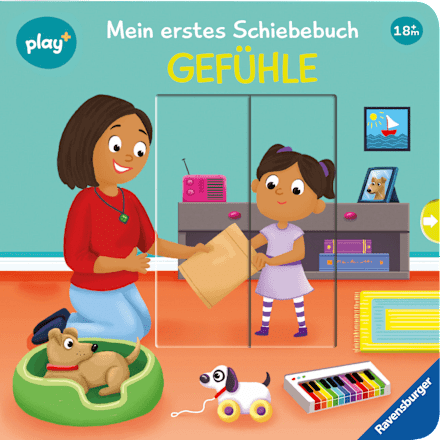 Kinderbuch play+ Mein erstes Schiebebuch Gefühle Ravensburger
