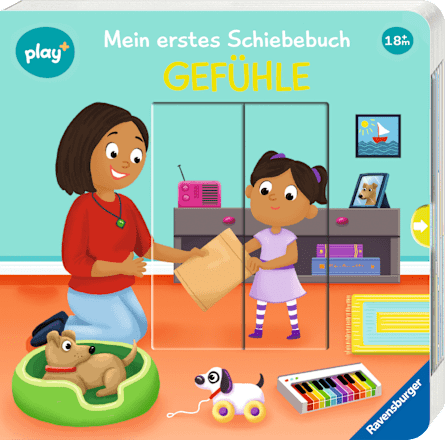 Kinderbuch play+ Mein erstes Schiebebuch Gefühle Ravensburger