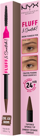 pudrová tužka na obočí Fluff & Snatch, 05 Cool Ash Brown NYX PROFESSIONAL MAKEUP