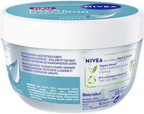 Gesichtscreme Face+ Hyaluron Hydro Gel NIVEA