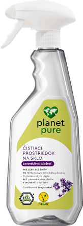 Čistiaci prostriedok na sklo Levanduľová sviežosť planet pure