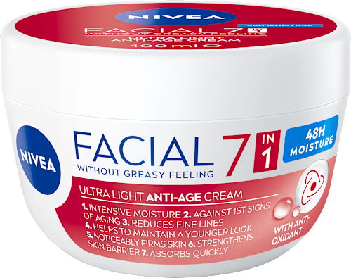 Ultra ľahký pleťový krém proti vráskam Facial 7v1  NIVEA