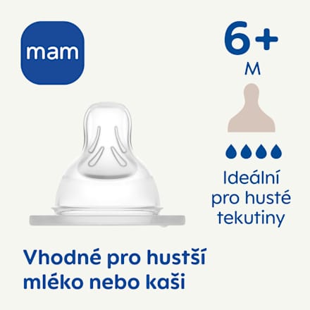 savička na kaši silikonová mam