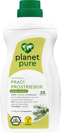 Univerzálny prací prostriedok Alpská sviežosť planet pure