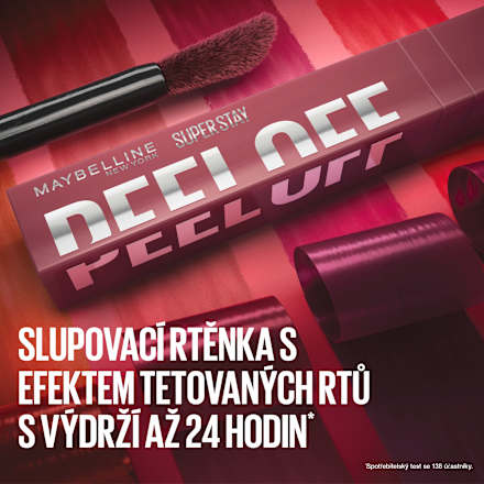 slupovací rtěnka Peel Off 004 Sunset MAYBELLINE NEW YORK