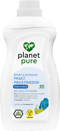 Prací prostriedok Šport & Outdoor Čistá sviežosť planet pure