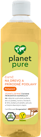 Čistič na drevo a prírodné podlahy Orange planet pure