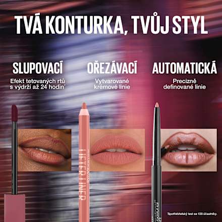 slupovací rtěnka Peel Off 004 Sunset MAYBELLINE NEW YORK