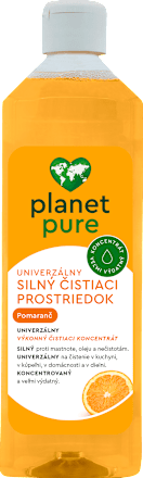 Univerzálny silný čistiaci prostriedok Pomaranč - koncentrát planet pure