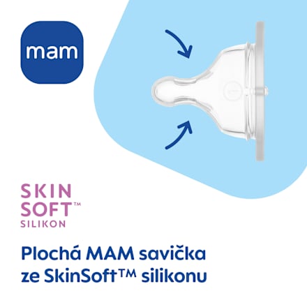 lahev Baby Bottle, modrá, 330 ml mam