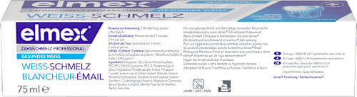 Zahnpasta Zahnschmelz Professional Weiss-Schmelz elmex