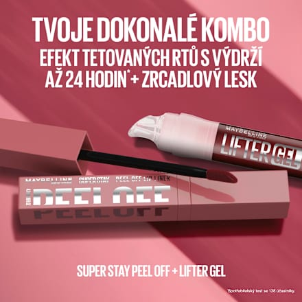 slupovací rtěnka Peel Off 002 Haze MAYBELLINE NEW YORK