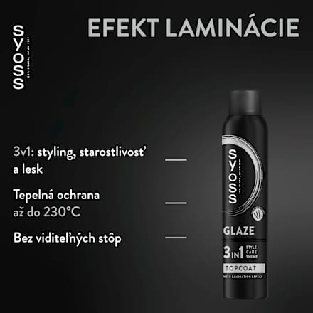 Sprej pre lesk vlasov Glaze syoss