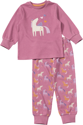Schlafanzug mit Einhorn-Motiv, rosa, Gr. 86/92 ALANA