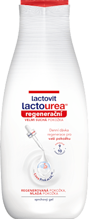 Regeneračný sprchovací gél lactourea Lactovit