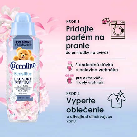 Prací parfum Sensitive Heaven Scent Coccolino