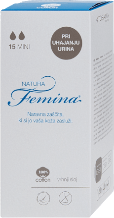 Higienski vložki za inkontinenco Mini Natura Femina