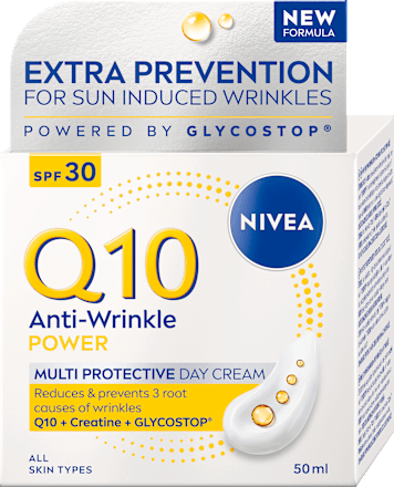 Denný pleťový krém proti vráskam Q10 Power Multi Protective SPF 30 NIVEA