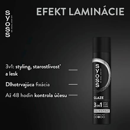 Lak na vlasy Glaze syoss