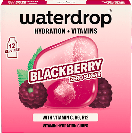 Šumivé kocky Microdrink Snow Blackberry waterdrop