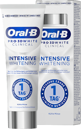 Zahnpasta PRO 3D White Clinical Intensive Whitening Oral-B