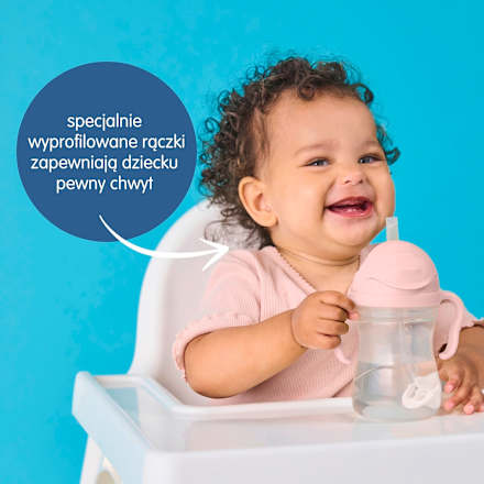 Bidon ze słomką 240 ml, Blush b.box