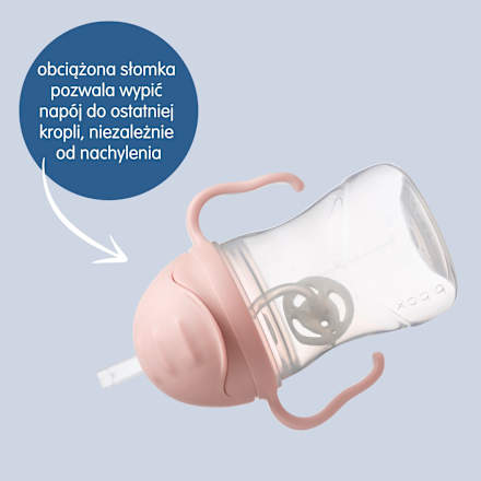 Bidon ze słomką 240 ml, Blush b.box