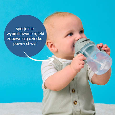 Bidon ze słomką 240 ml, Sage b.box