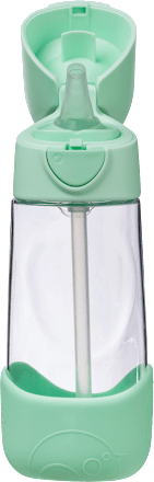 Butelka tritanowa ze słomką 450 ml, Spearmint b.box