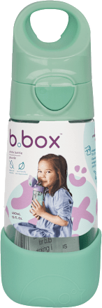 Butelka tritanowa ze słomką 450 ml, Spearmint b.box