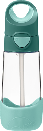 Butelka tritanowa ze słomką 450 ml, Emerald Forest b.box