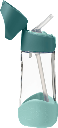 Butelka tritanowa ze słomką 450 ml, Emerald Forest b.box