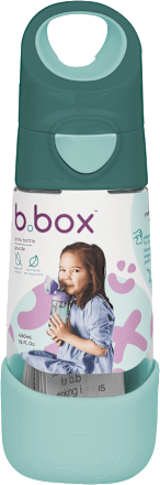 Butelka tritanowa ze słomką 450 ml, Emerald Forest b.box