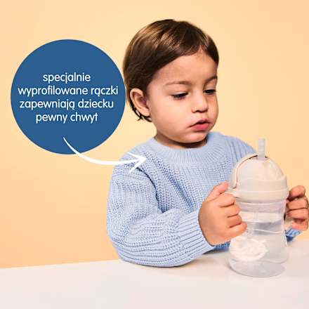 Bidon ze słomką 240 ml, Latte b.box