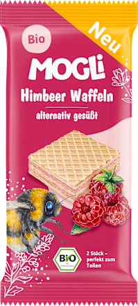 bio malinové vafličky MOGLi