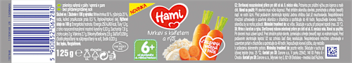 příkrm Mrkev s kuřetem a rýží Hami