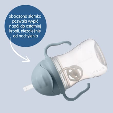 Bidon ze słomką 240 ml, Ocean b.box