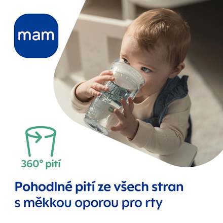 hrnek Easy To drink, modrý mam