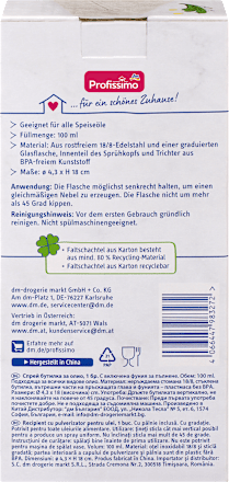 Öl-Sprühflasche Profissimo