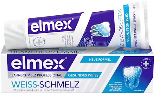 Zahnpasta Zahnschmelz Professional Weiss-Schmelz elmex