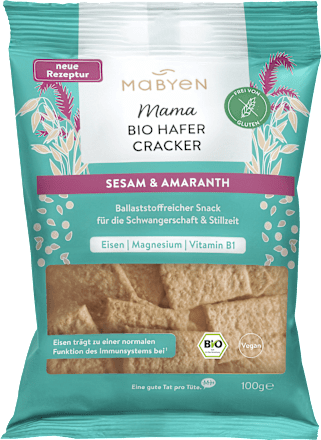 Hafer Cracker Sesam & Amaranth Mama Mabyen