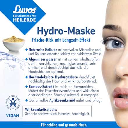 Gesichtsmaske Hydro Luvos Heilerde