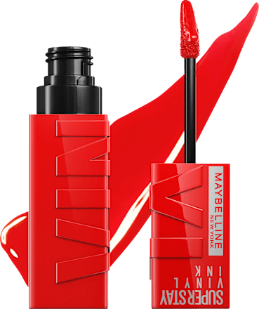 Lippenstift Super Stay Vinyl Ink 25 Red-Hot  MAYBELLINE NEW YORK