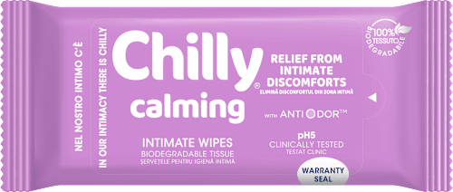 Șervețele umede intime calming Chilly