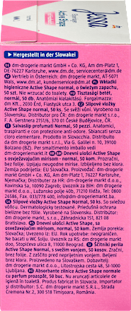 Salvaslip profumati Active Shape, normal Jessa