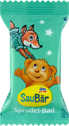 Kinder Badezusatz Sprudelbad sortiert SauBär